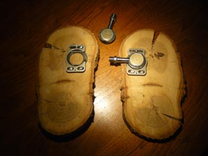 Pair of Wooden Bike Pedals